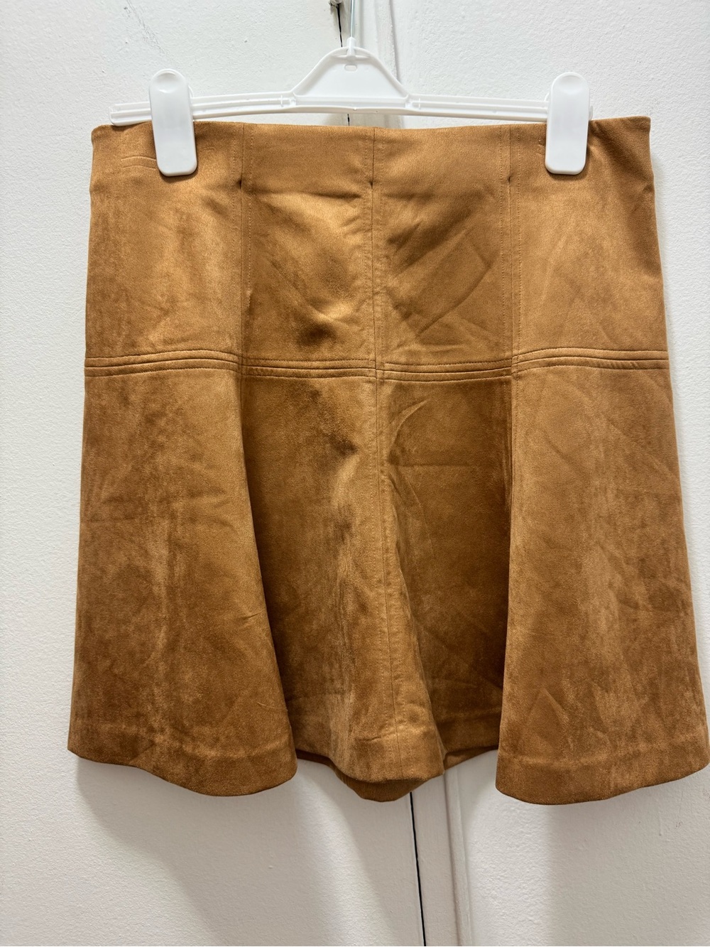 Lauren Conrad Faux Suede A-Line Skirt - Camel